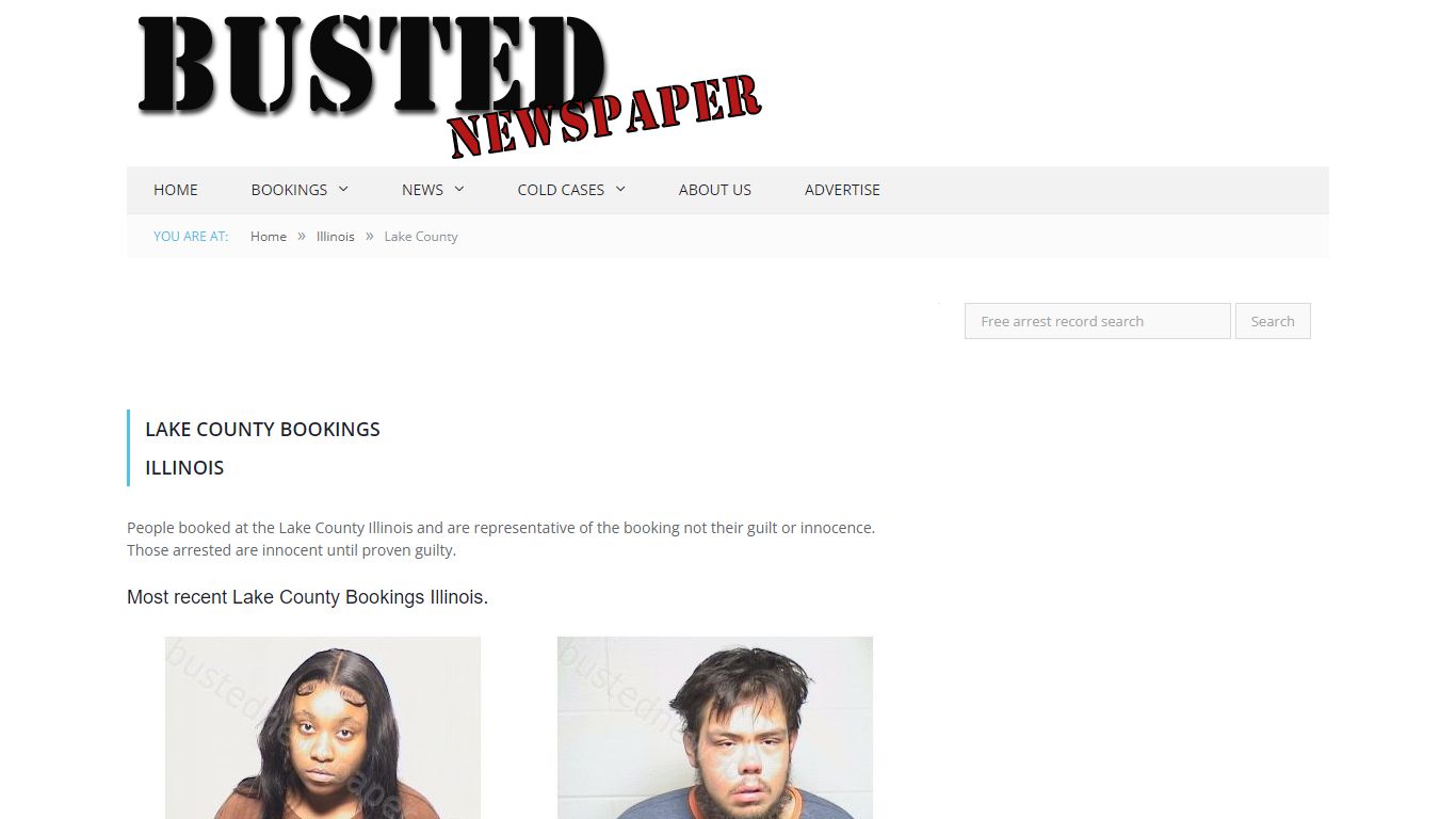 Lake County, IL Mugshots - BUSTEDNEWSPAPER.COM